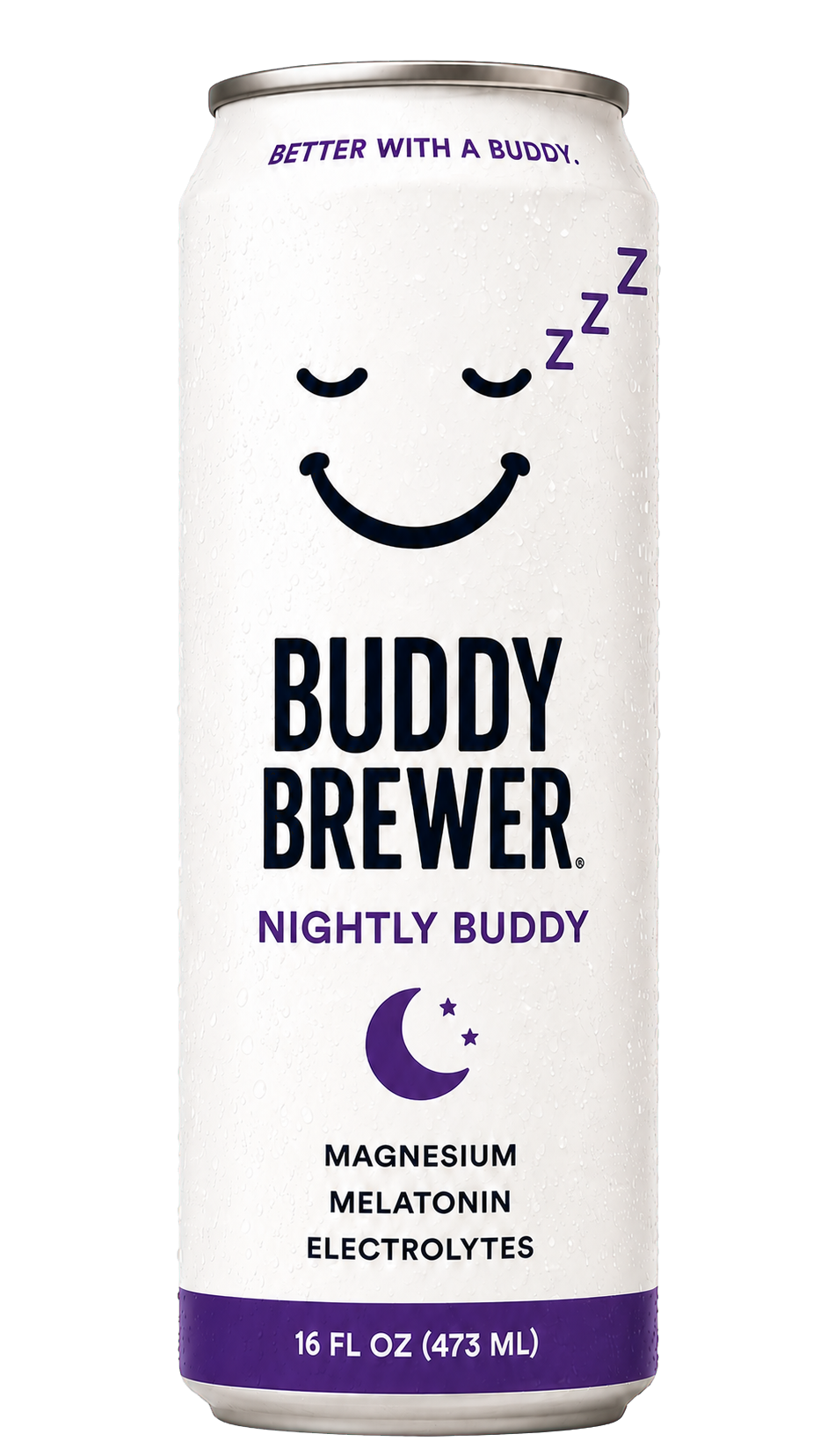 Nightly Buddy beverage can
